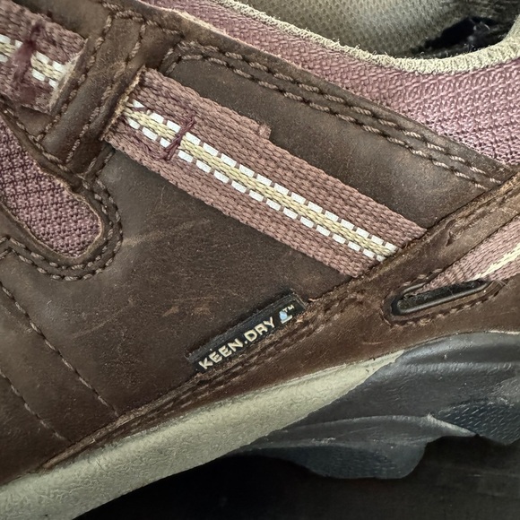 Keen Targhee II Low Waterproof Hiking Shoes Women’s 8.5 Brindle/Nostalgia Rose - Picture 4 of 9